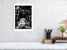 Load image into Gallery viewer, Film noir art drawing print of Double Indemnity A3 size