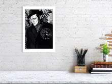 Load image into Gallery viewer, Film noir art drawing print of The Third Man A3 size