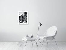 Load image into Gallery viewer, Film noir art drawing print of Citizen Kane A2 size